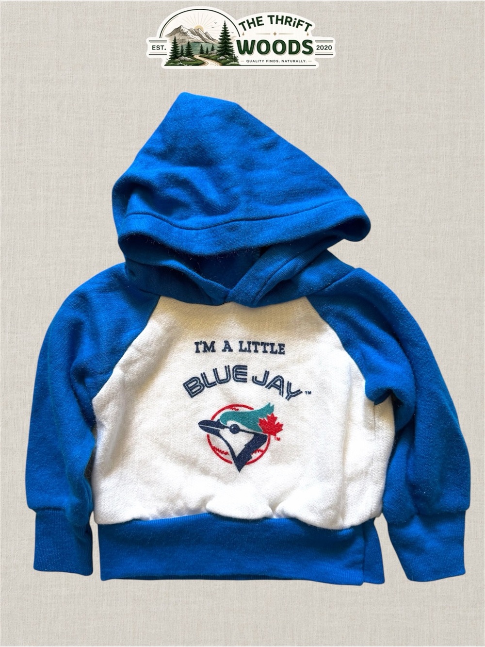 Vintage Blue Jays Infant 'I'm A Little Blue Jay' Sweatshirt